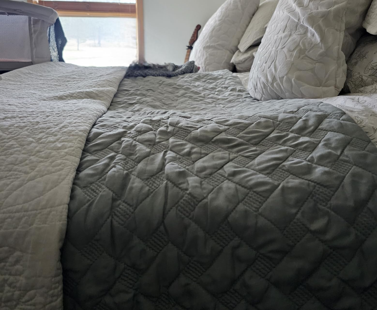 Pure Green Natural Latex Mattress Topper - Firm - 3 Inch - Queen Size (GOLS Certified Organic) customer photo 2