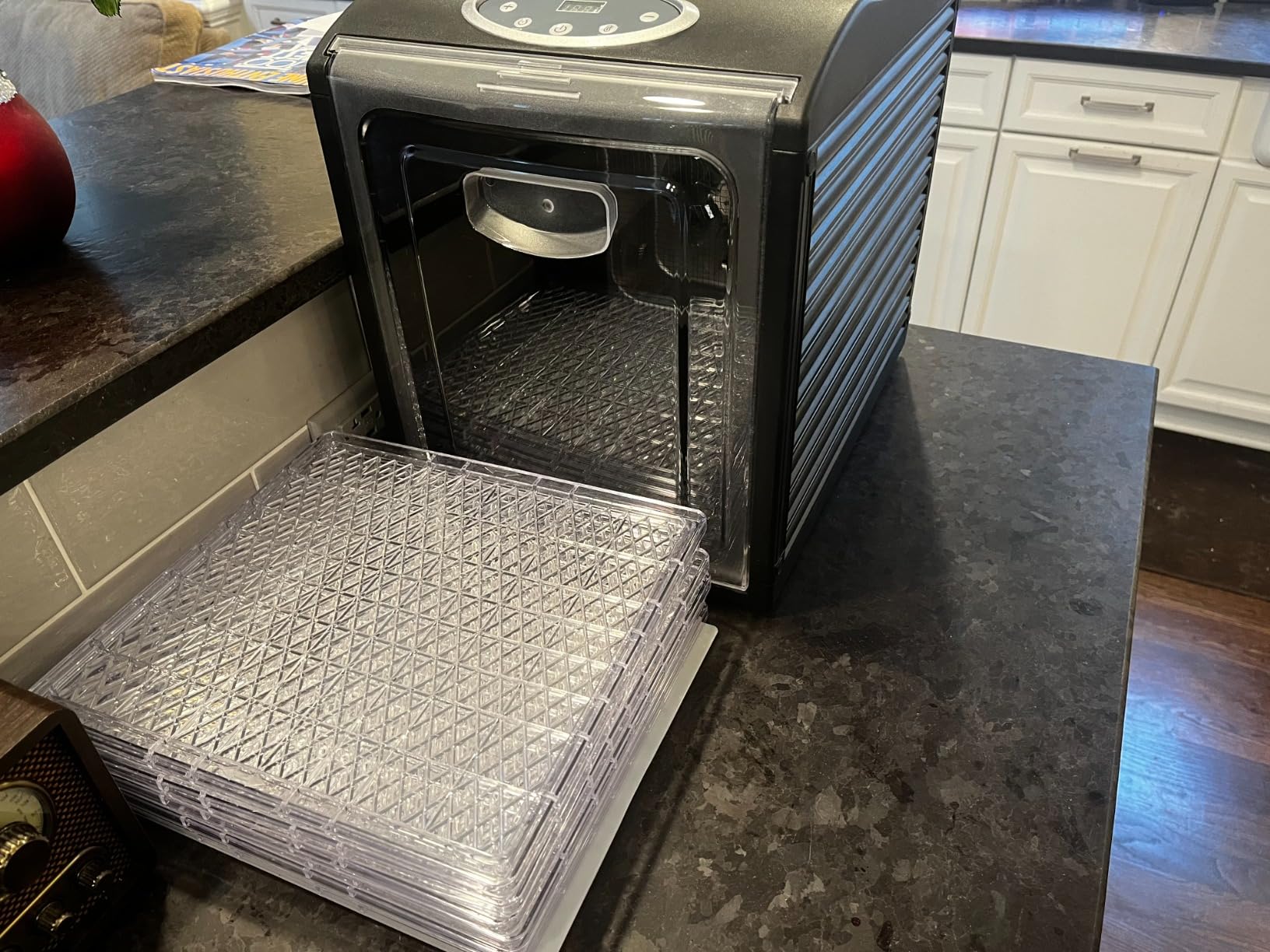 Ivation 6 Tray Food Dehydrator for Beef Jerky, Digital Timer customer photo 1
