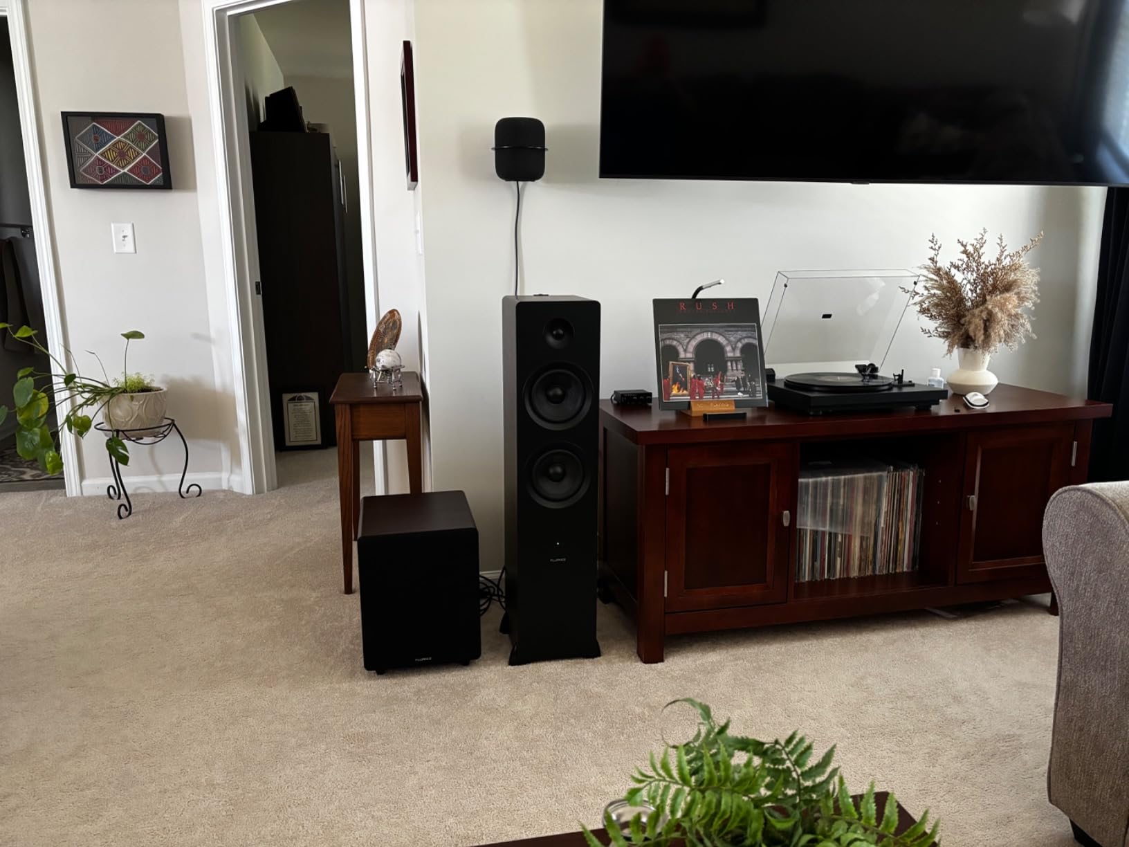 Fluance DB10 10-inch Low Frequency Ported Front Firing Powered Subwoofer for Home Theater & Music customer photo 1
