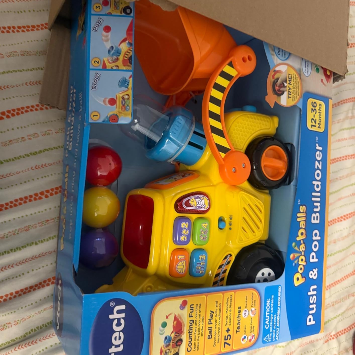 VTech Pop-a-Balls Bulldozer customer photo 2