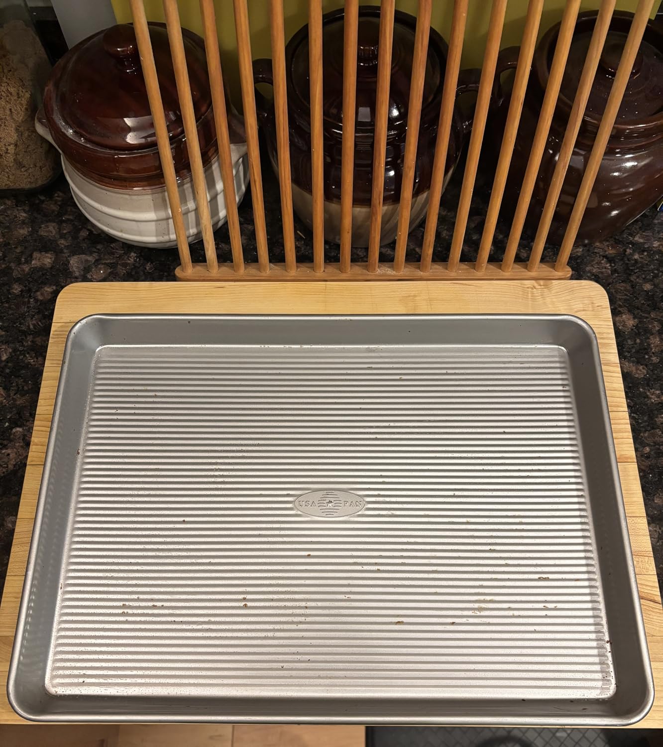USA Pan Bakeware Half Sheet Pan, Set of 2 Baking Sheets, Aluminized Steel customer photo 2