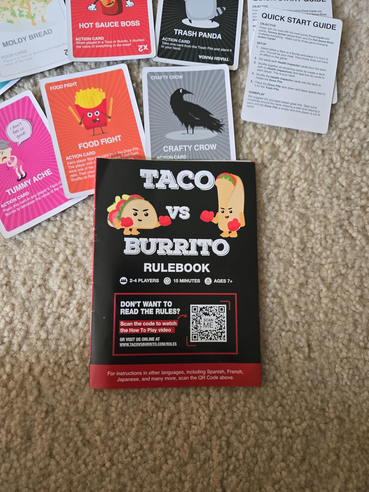 Taco vs Burrito - The Wildly Popular Surprisingly Strategic Card Game Created by a 7 Year Old - 5 Ways to Play - a Family-Friendly Party Game for Kids, Teens & Adults customer photo 2