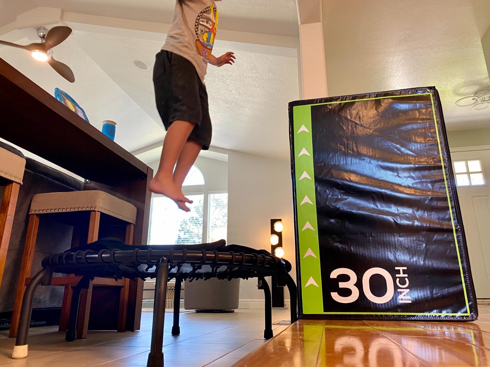 BalanceFrom 3-in-1 Foam Plyometric Jump Box for Home Gym, Multiple Heights. customer photo 1