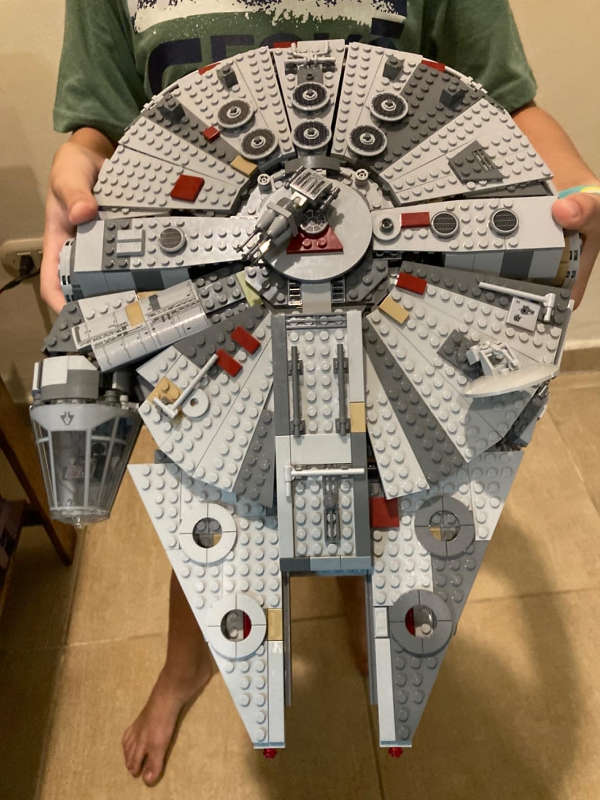 LEGO Star Wars Millennium Falcon 75257 Building Set - Starship Model with Finn, Chewbacca, Lando Calrissian, Boolio, C-3PO, R2-D2, and D-O Minifigures, The Rise of Skywalker Movie Collection customer photo 1