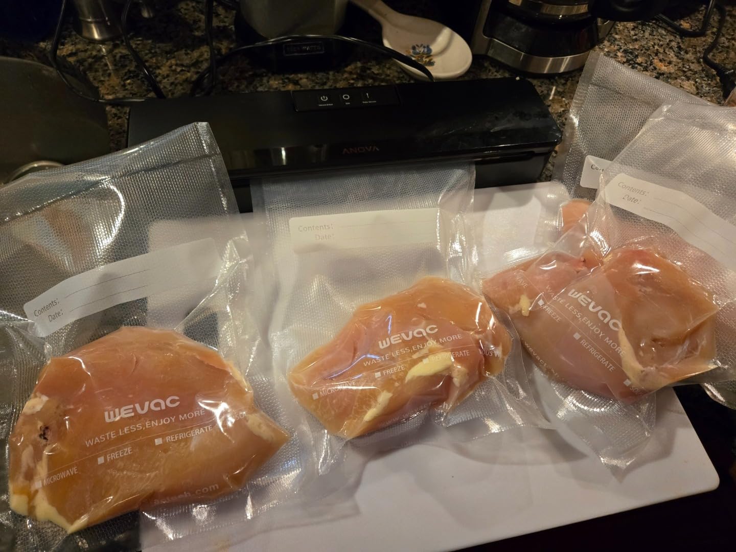 Wevac Vacuum Sealer Bags 8x12
