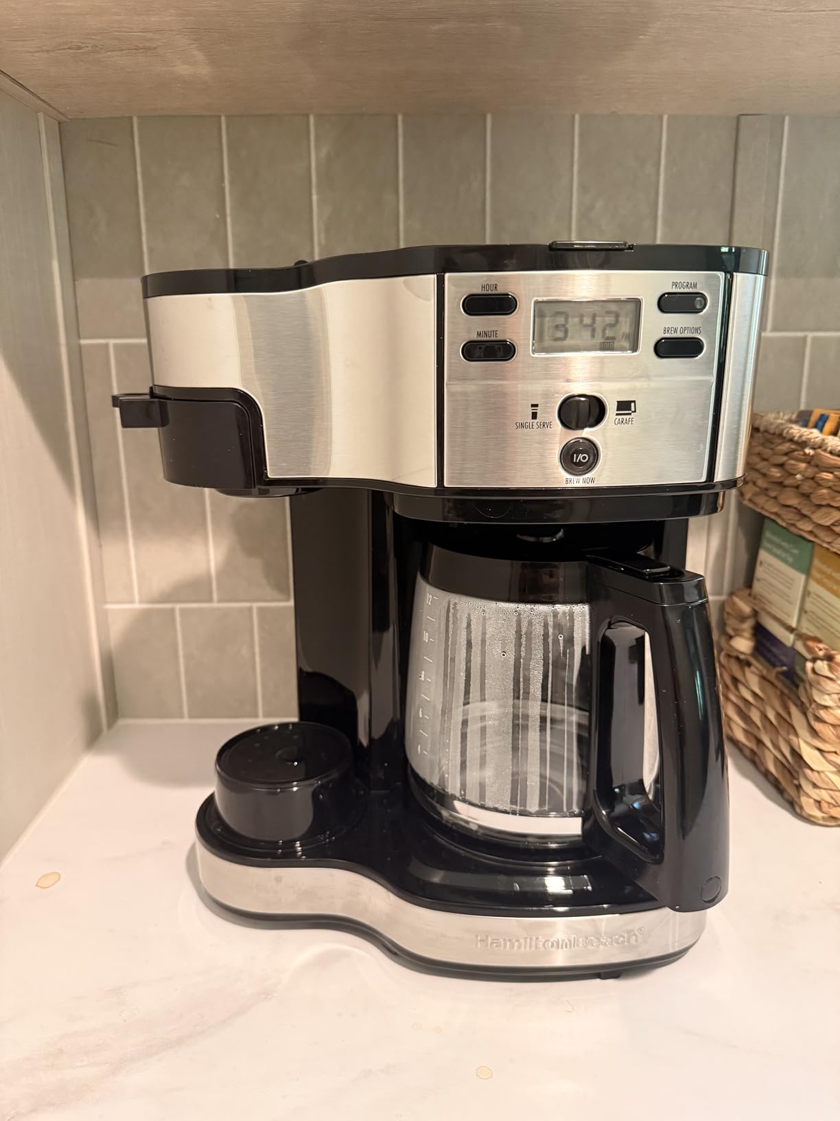 Hamilton Beach 2-Way Programmable Coffee Maker & Single Serve Coffee Maker customer photo 1