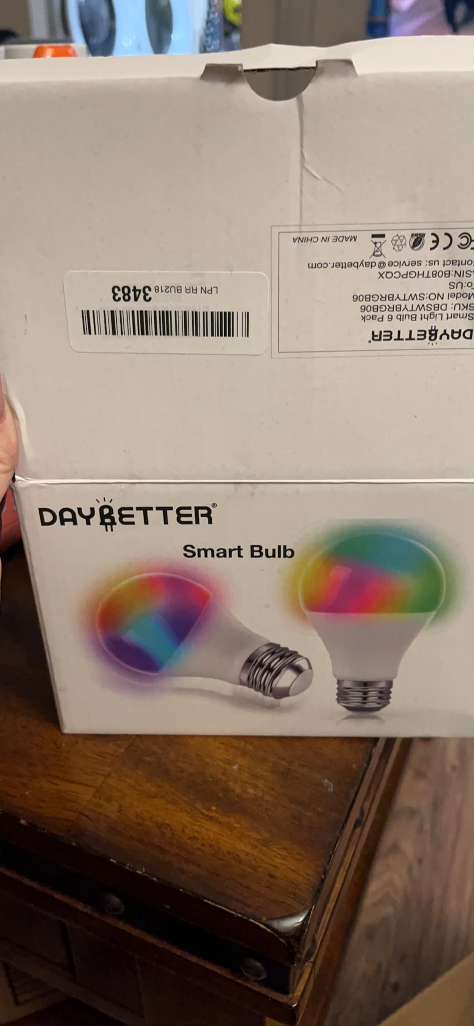 DAYBETTER Smart Light Bulbs, RGBCW Wi-Fi Color Changing Led Bulbs Compatible with Alexa & Google Home Assistant, A19 E26 9W 800LM Multicolor Bulb, No Hub Required, 6 Pack customer photo 2