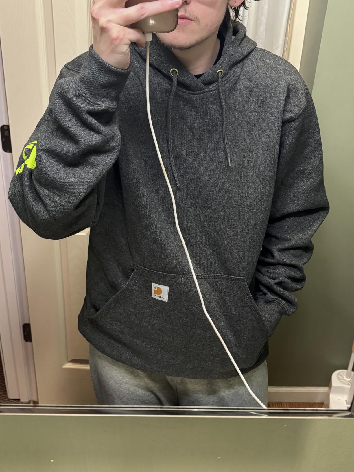 Carhartt Men's Iconic K288 Logo Sweatshirt customer photo 1
