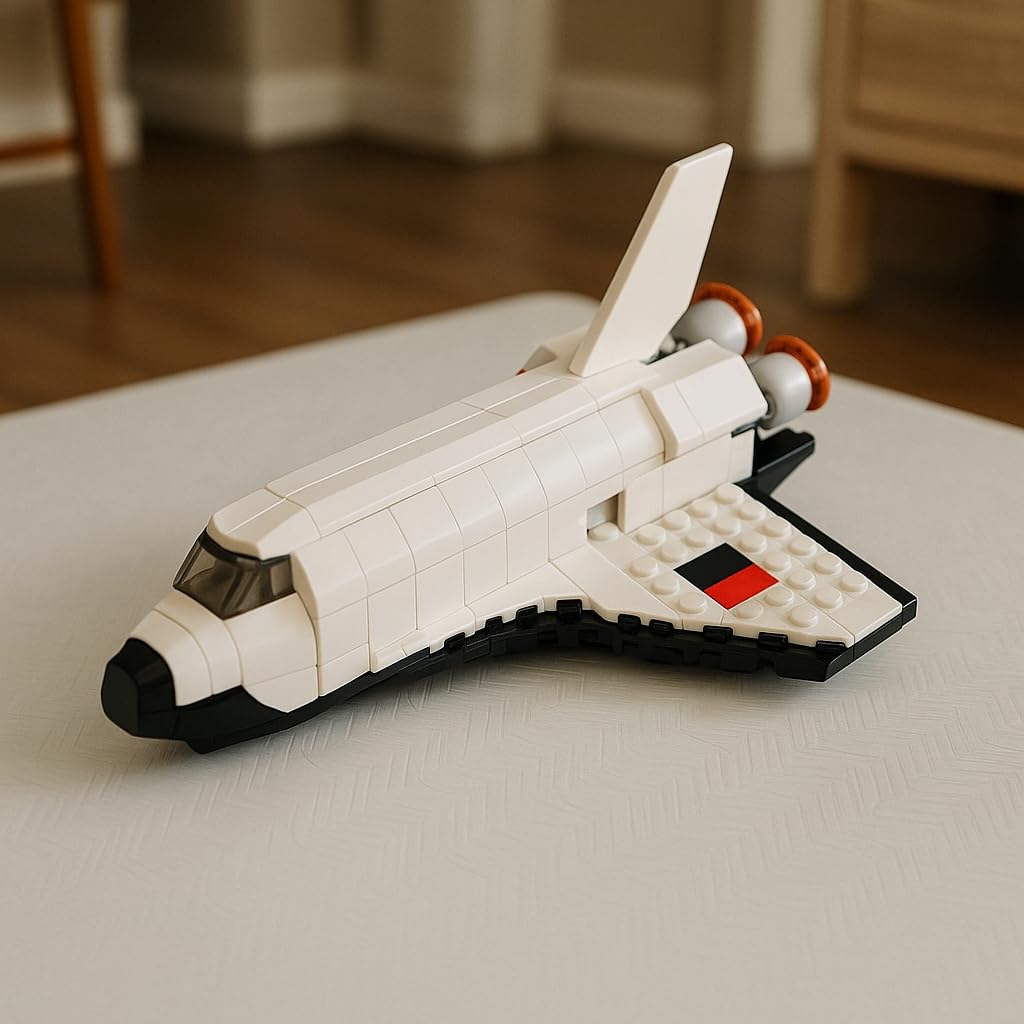 LEGO Creator 3 in 1 Space Shuttle Toys - Space Toys Building Set for Boys & Girls, Ages 6+ - Option to Build 2 Spaceships or Astronaut - Educational Gift for Kids Birthday & Holidays - 31134 customer photo 1