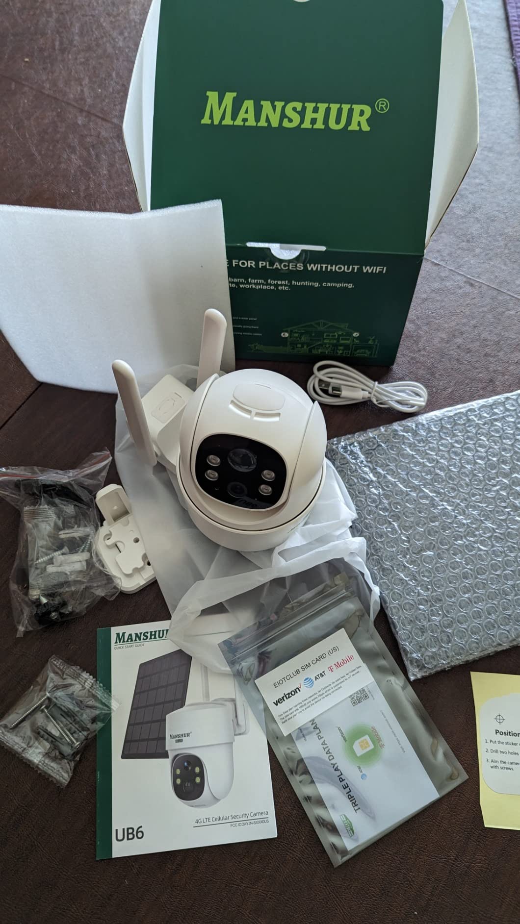 4G LTE Cellular Security Camera Outdoor Wireless, No WiFi Needed, Solar customer photo 1