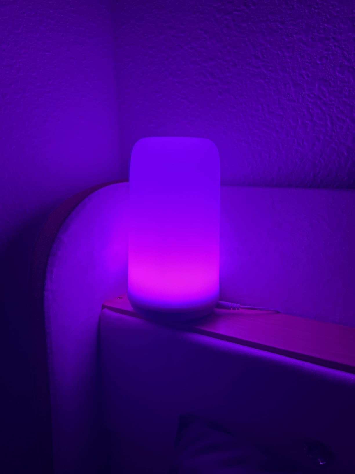 Touch Bedside Table LED Lamp, [Sleek Design & RGB Mode] Multi-Color Dimmable with Warm White Lights, Birthday Gifts for Women Mom, Smart Nightstand Small Lamp for Bedroom Living Room Home Decor customer photo 1