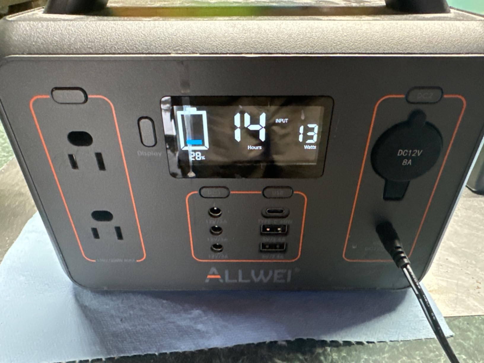 ALLWEI 500W Solar Generator with 100W Solar Panel, 512Wh LiFePO4 Battery customer photo 1
