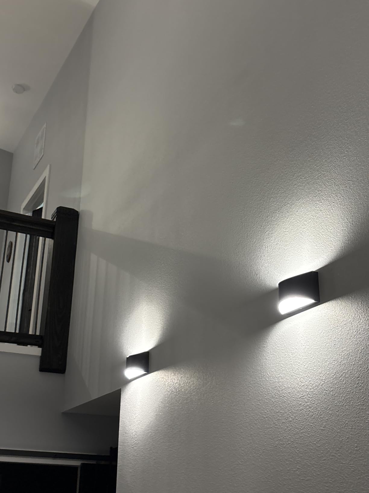 Modern LED Wall Sconces, 3000K Warm White Hardwired Wall Lights Set of 2 customer photo 1