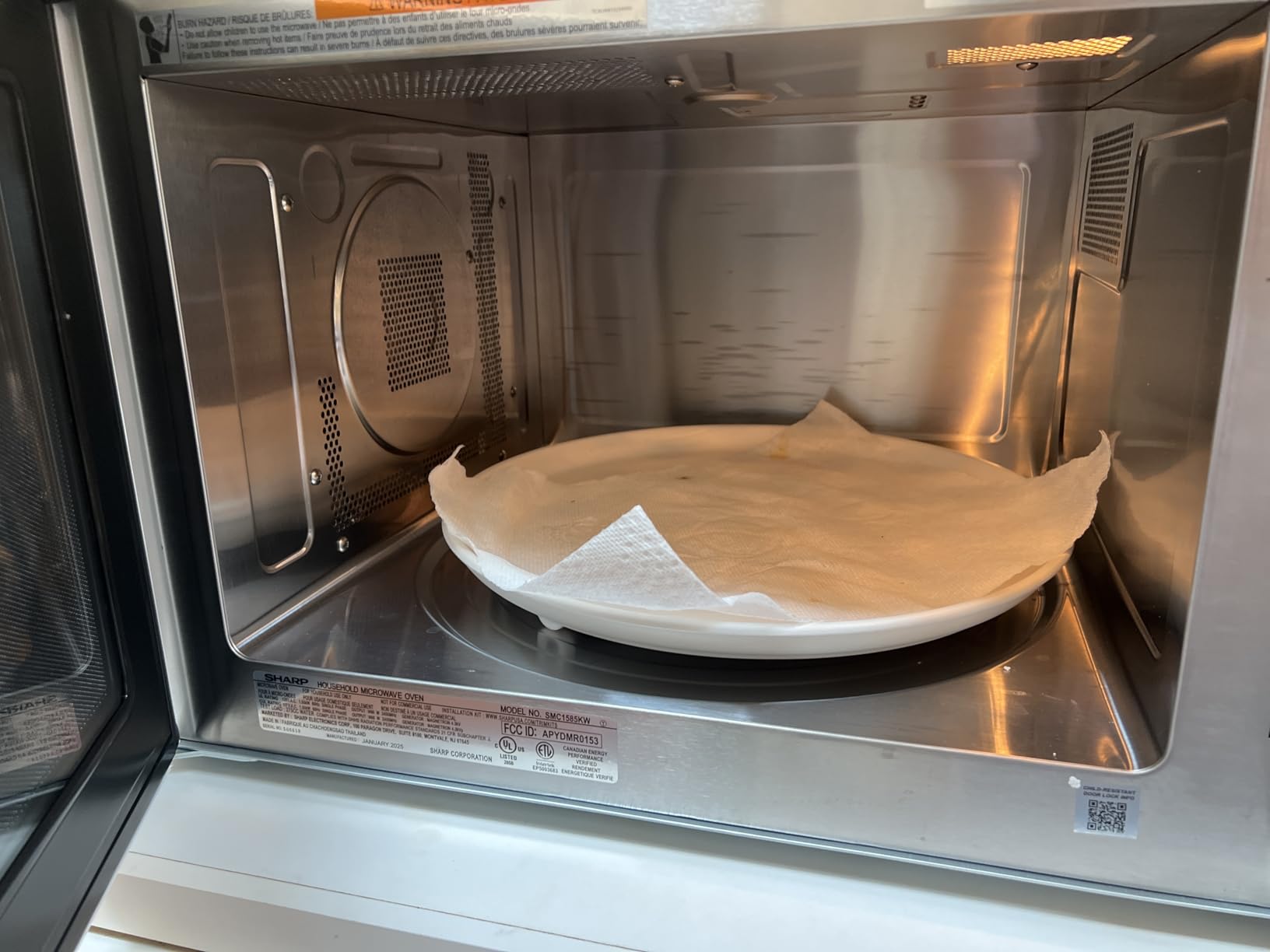 Sharp SMC1585KB 1.5 cu. ft. Black Convection Countertop Microwave customer photo 1