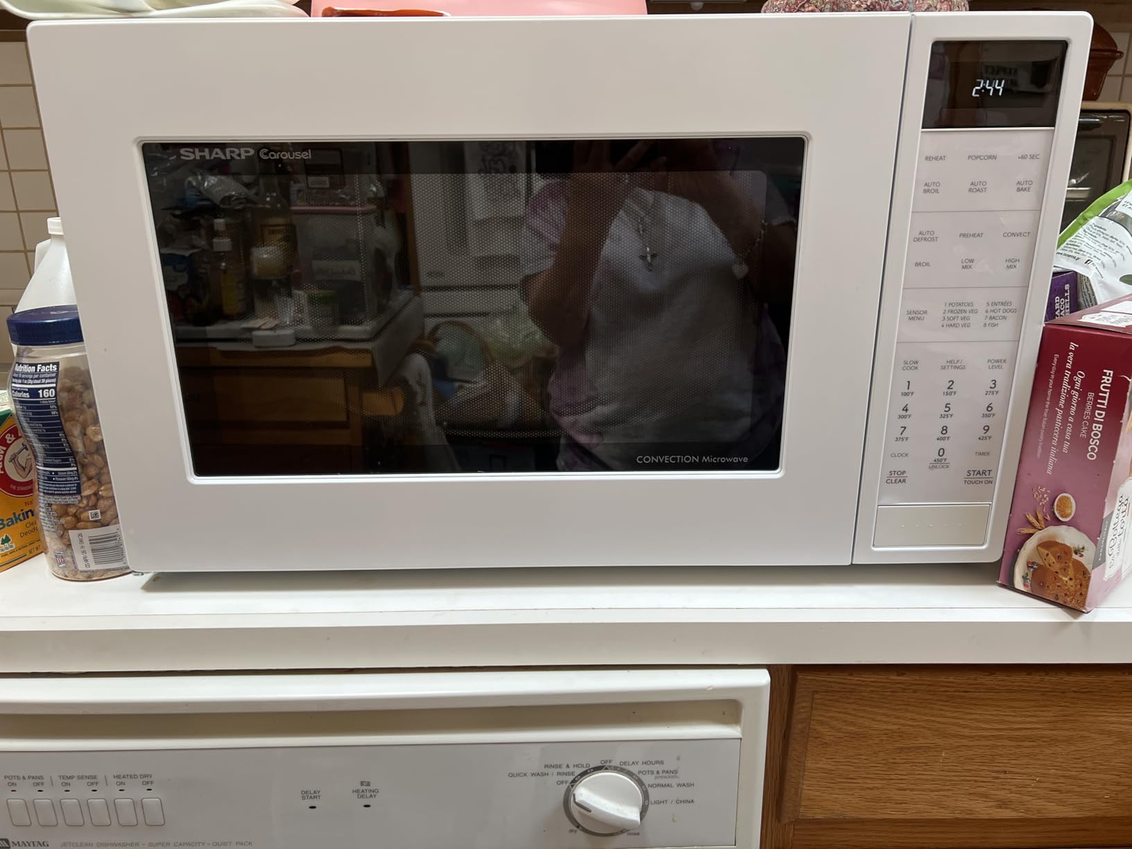 Sharp SMC1585KB 1.5 cu. ft. Black Convection Countertop Microwave customer photo 2