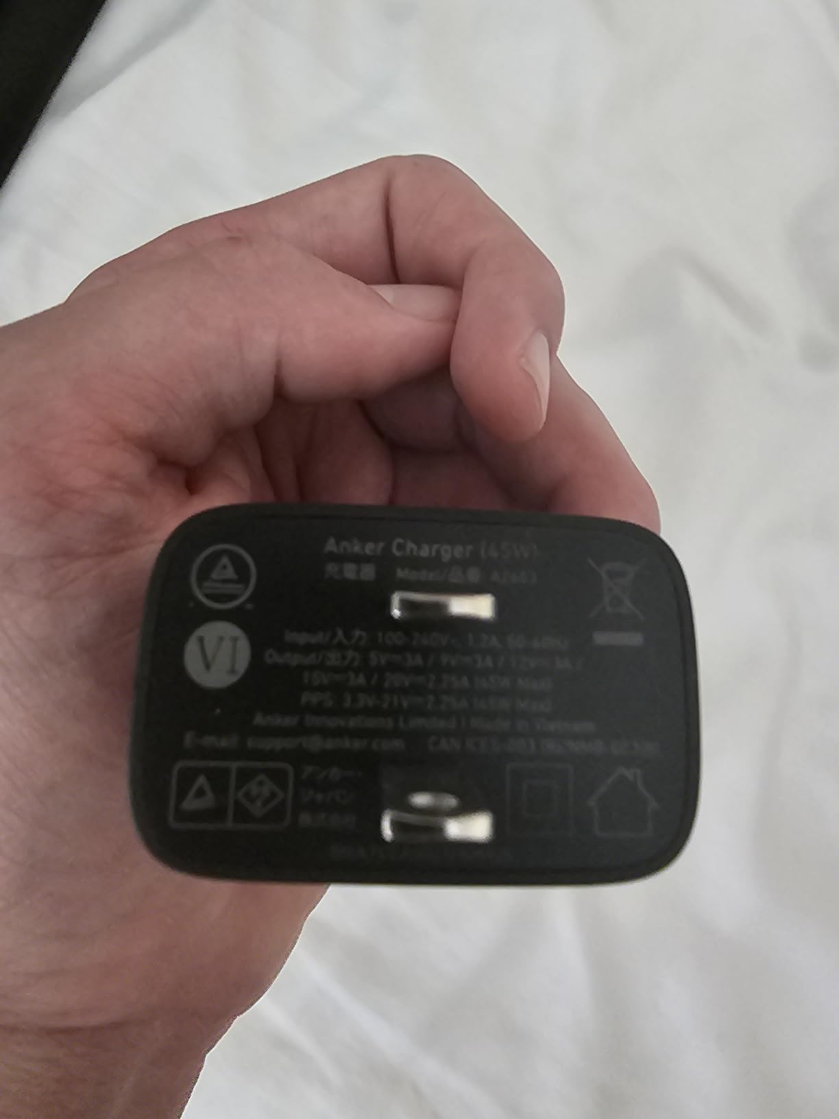 Anker 45W USB C Charger Block, 2-Pack Type C Charger Fast Charging customer photo 2