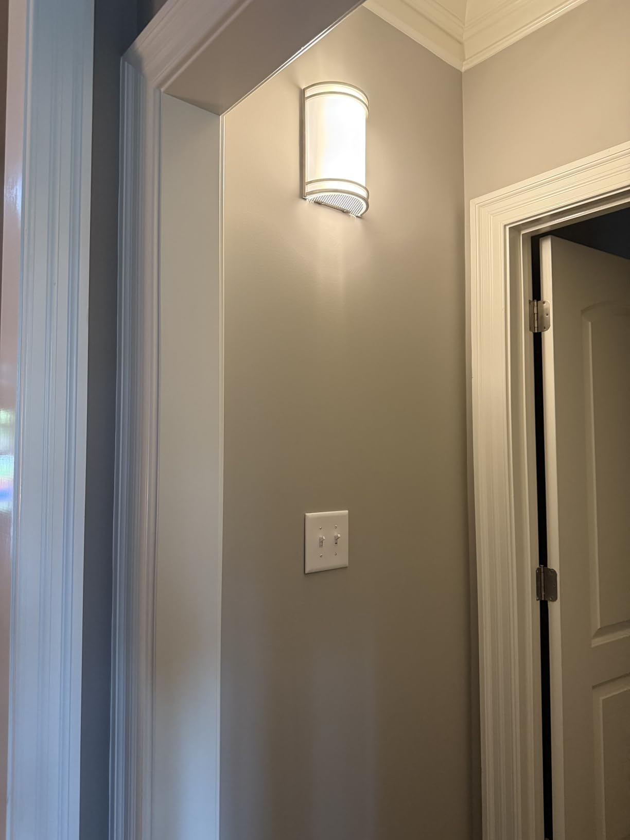 ASD Indoor LED Wall Sconce Lights, Black 3000/4000/5000K ETL customer photo 1