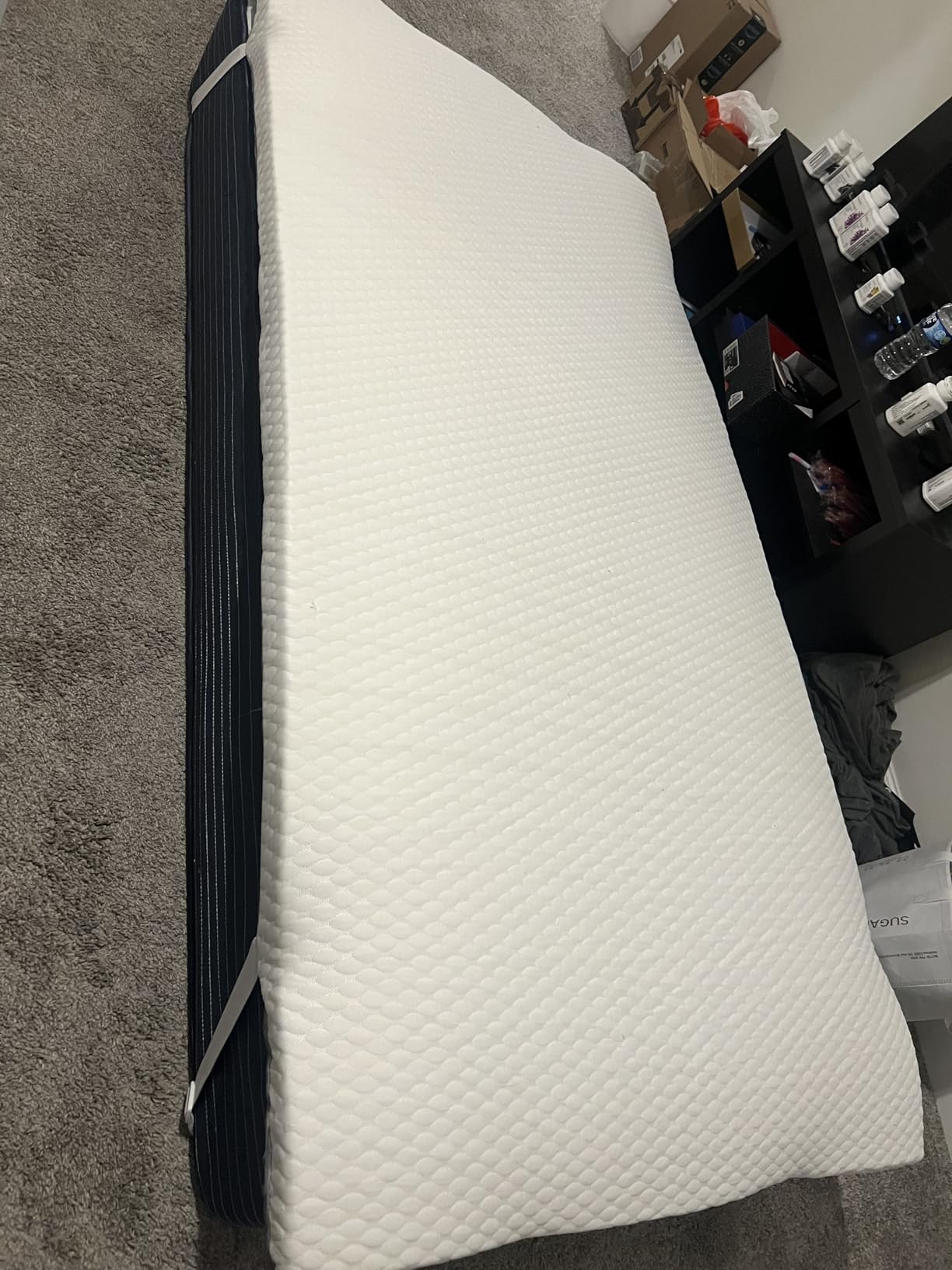 Releep 3 Inch Firm Mattress Topper King Size, Memory Foam Bed Topper with Soft & Firm Options for Back Pain Relief, Mattress Topper with 2-Sided Cover, Ergonomic 5-Zone Design, CertiPUR Certified customer photo 2