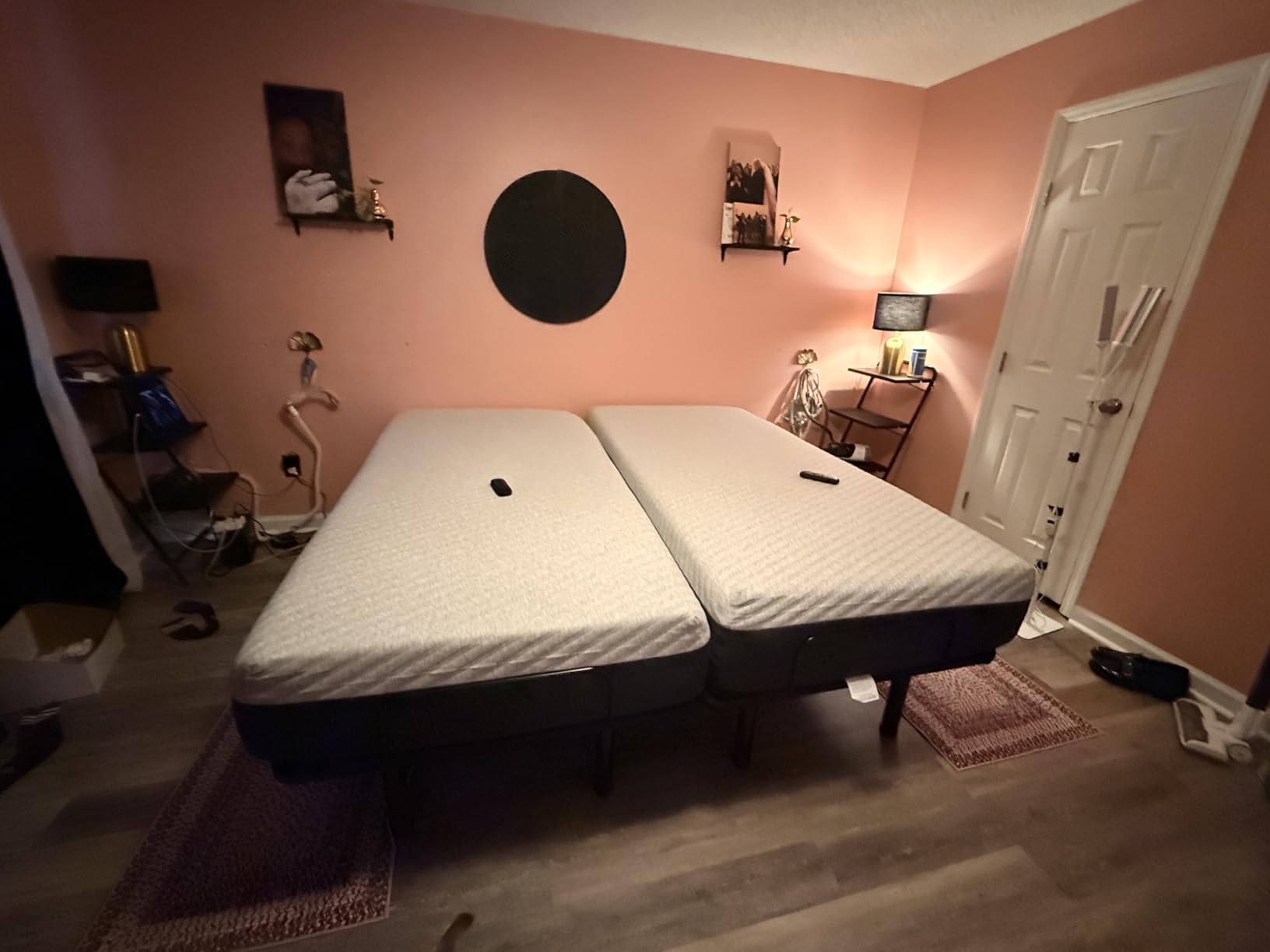 Celestial Aurora Adjustable Bed Base (Frame) + 12 inch Gel Memory Foam Mattress (Medium Soft), Easy Assembly, Head and Foot Lift, Zero Gravity, Memory Positions, CertiPUR-US Bed - Split King customer photo 2