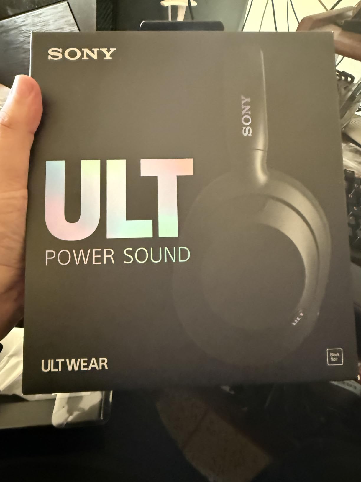 Sony ULT WEAR Over Ear Wireless Noise Canceling Headphones ULT Sound, Massive Bass, Clear Call Quality, Up to 30hr Battery Life, Alexa & Google Assistant, iOS & Android (Black), International Model customer photo 2