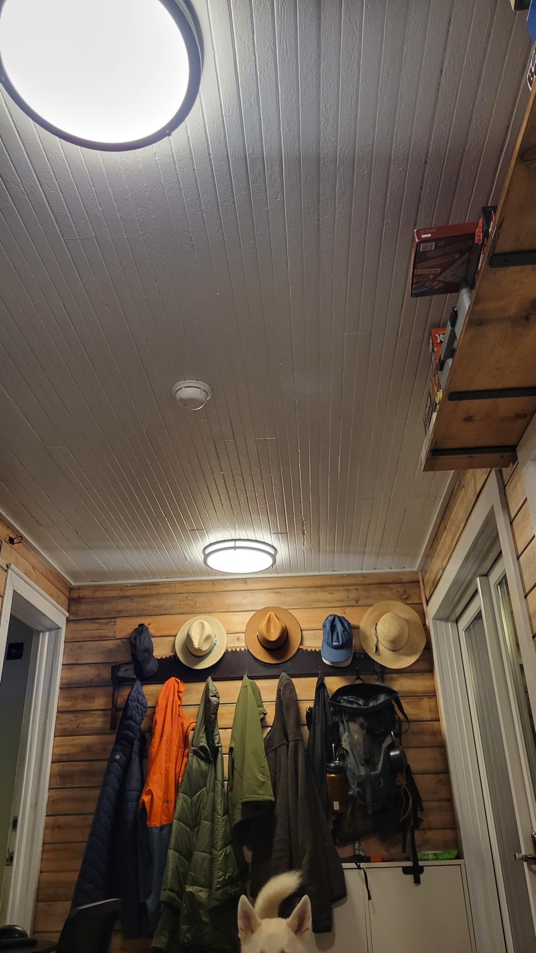 Kalium LED Ceiling Light with Remote 13 Inch Flush Mount Ceiling Light Fixture, 24W 3000K-6000K Adjustable Color Temperature, Dimmable Lighting Fixtures for Kitchen Bedroom Hardwired Installation customer photo 2