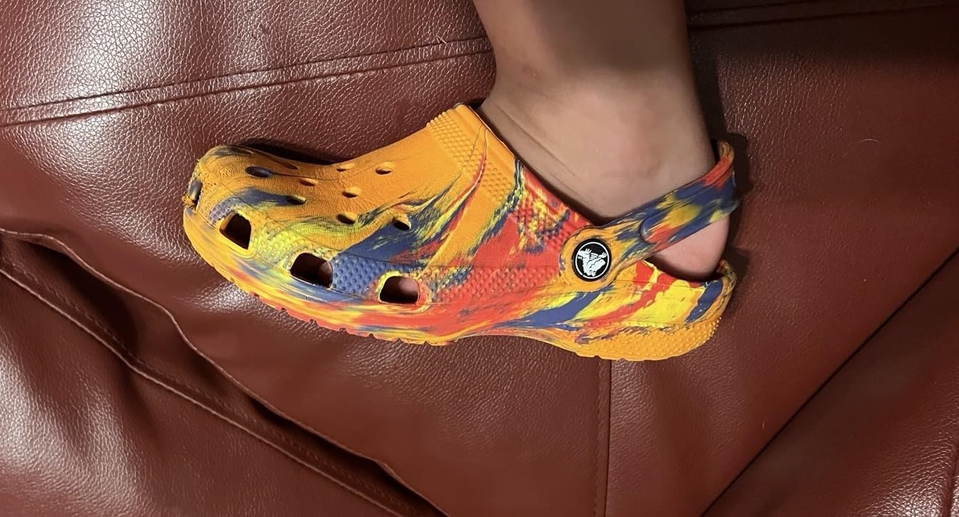 Crocs Watercolor Marbled Clog customer photo 1