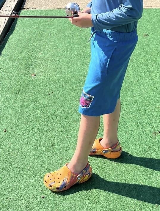 Crocs Watercolor Marbled Clog customer photo 2