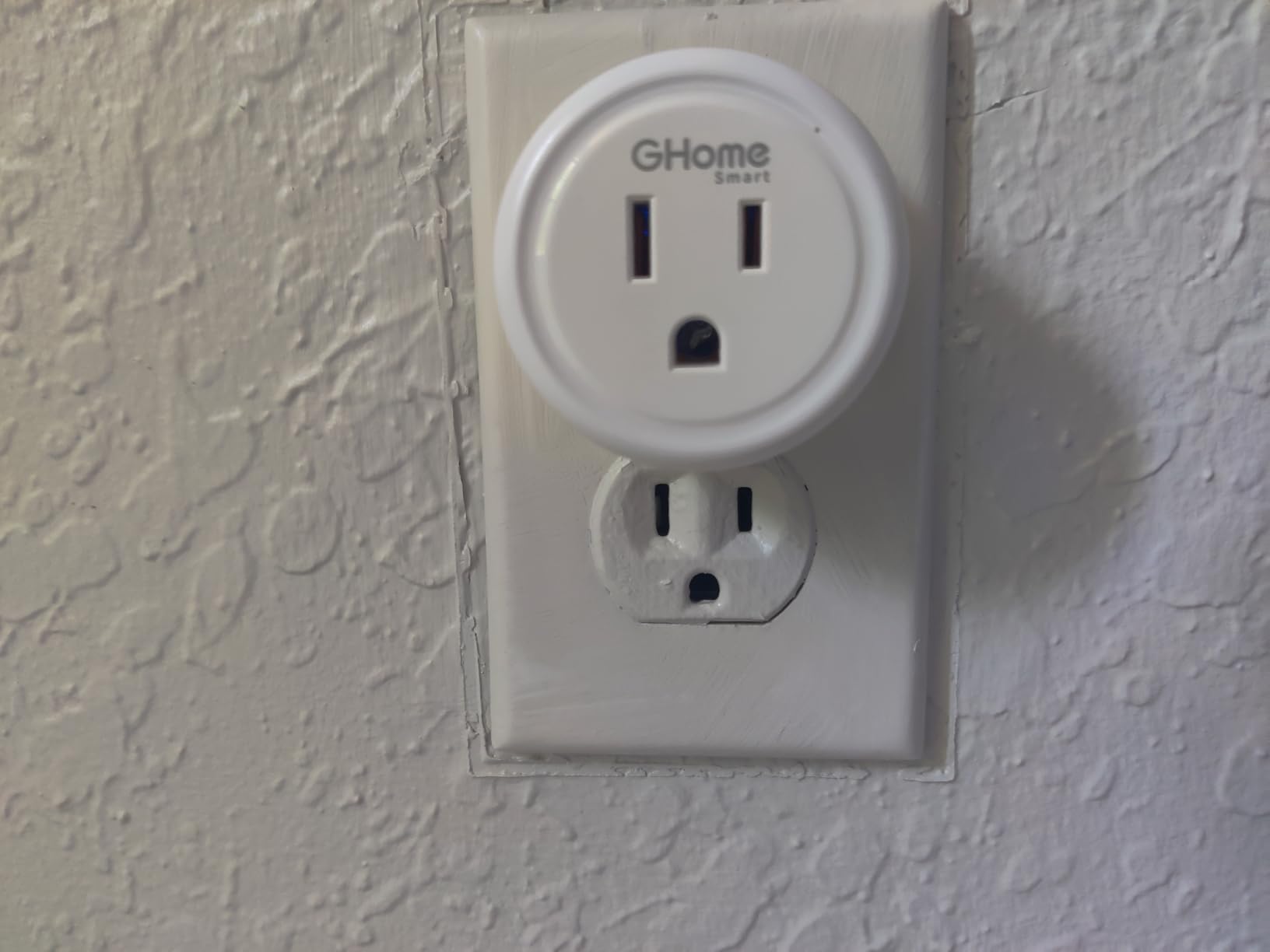 GHome Smart 5G 15A WiFi Smart Plug Compatible with Alexa and Google Home, Outlet Timer Smart Home WiFi Outlet Timer with Remote Control, 5GHz and 2.4GHz Wi-Fi Sockets, ETL FCC Listed, White, 1 Pack customer photo 1