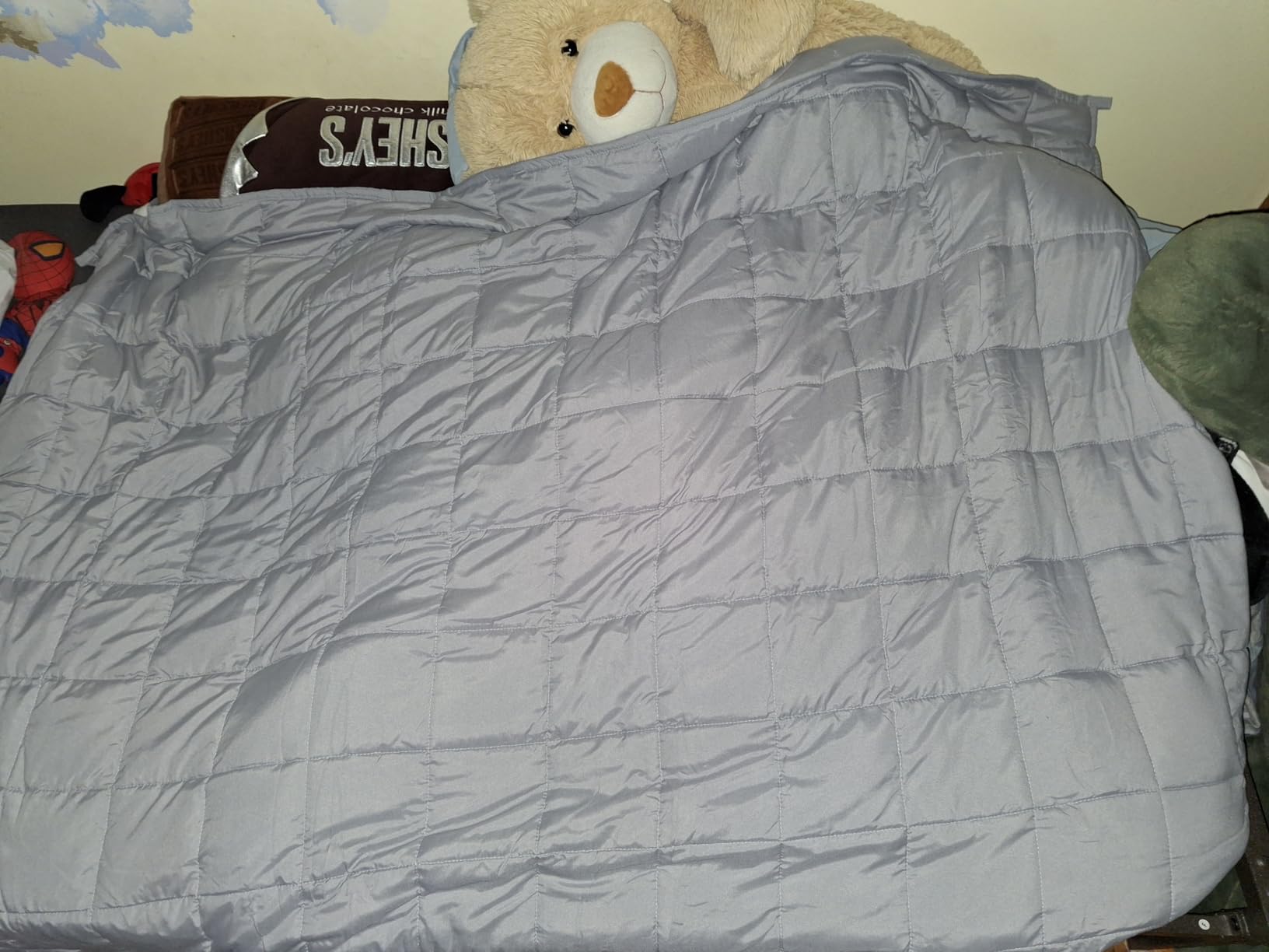 Topblan Cooling Weighted Blanket for Adults, 20 lbs 60 x 80 Queen Size Bed customer photo 2