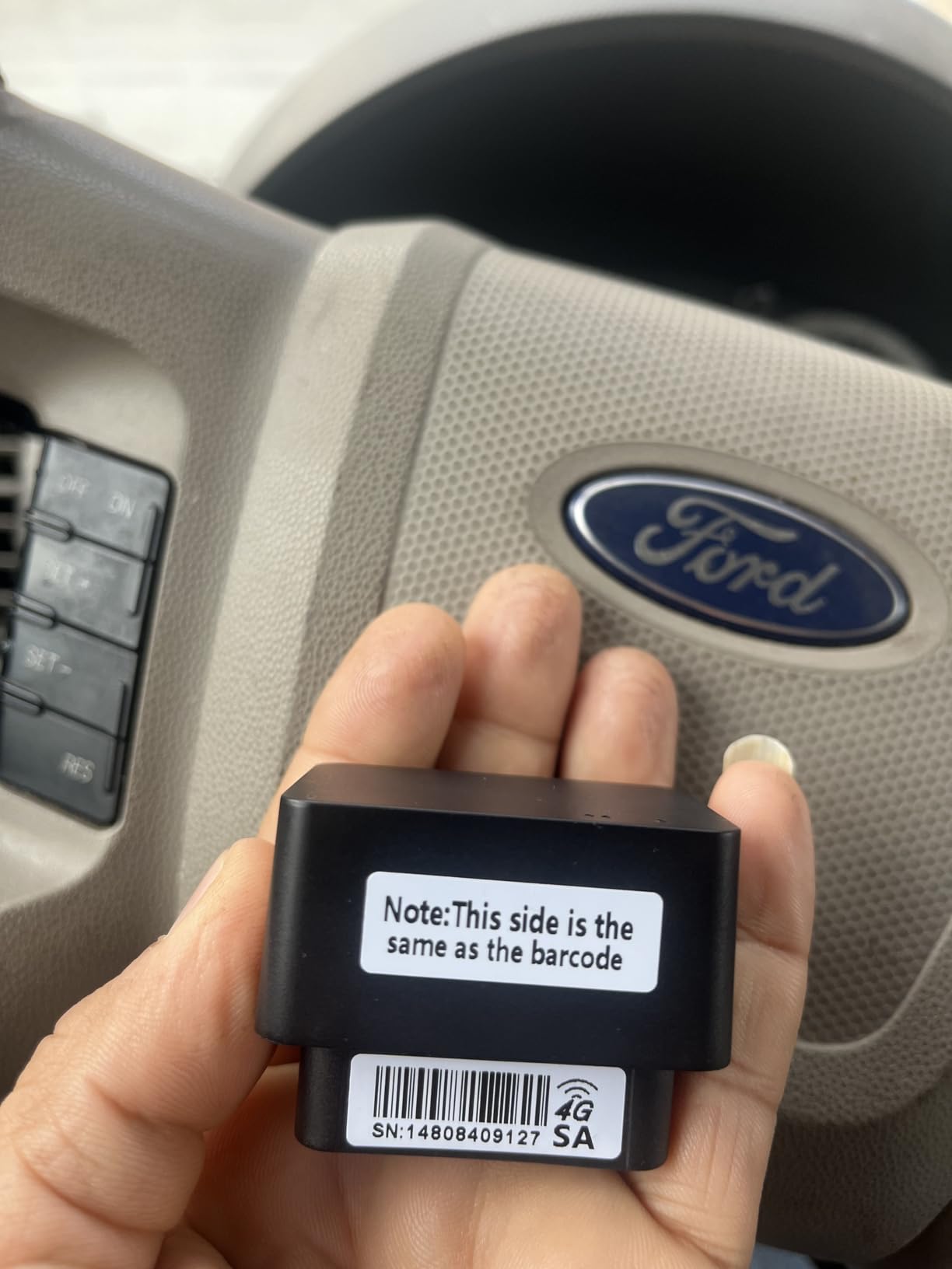 OBD GPS Tracker for Vehicles – 3 Months Free, 4G Real-Time Car GPS Tracker, 1-Year History, Speed & Geofence Alerts, App & Web Access, Global Coverage - Plans from $4.99/Month customer photo 1
