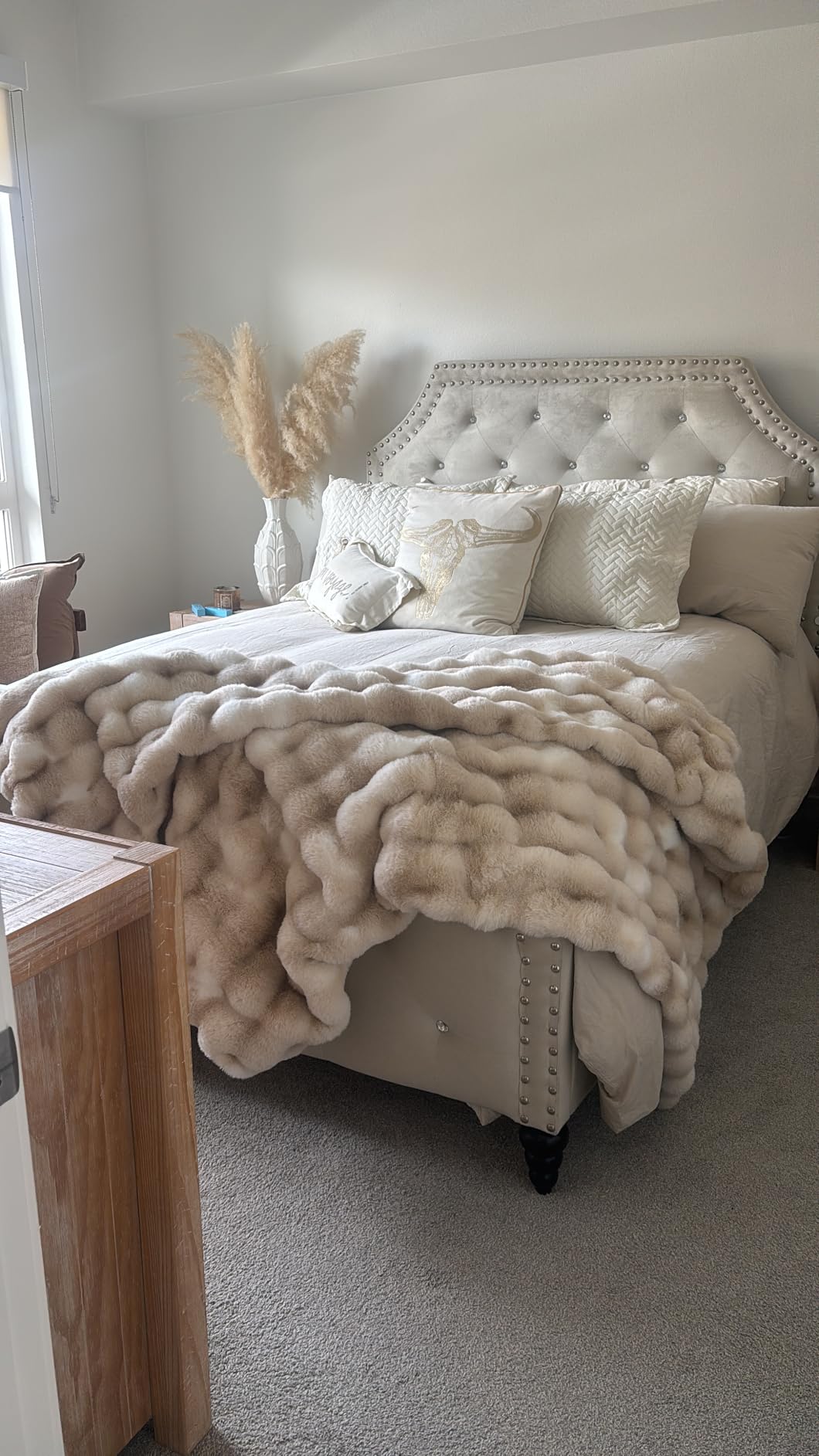 Shilucheng 100% Linen King Duvet Cover Set, Linen customer photo 2