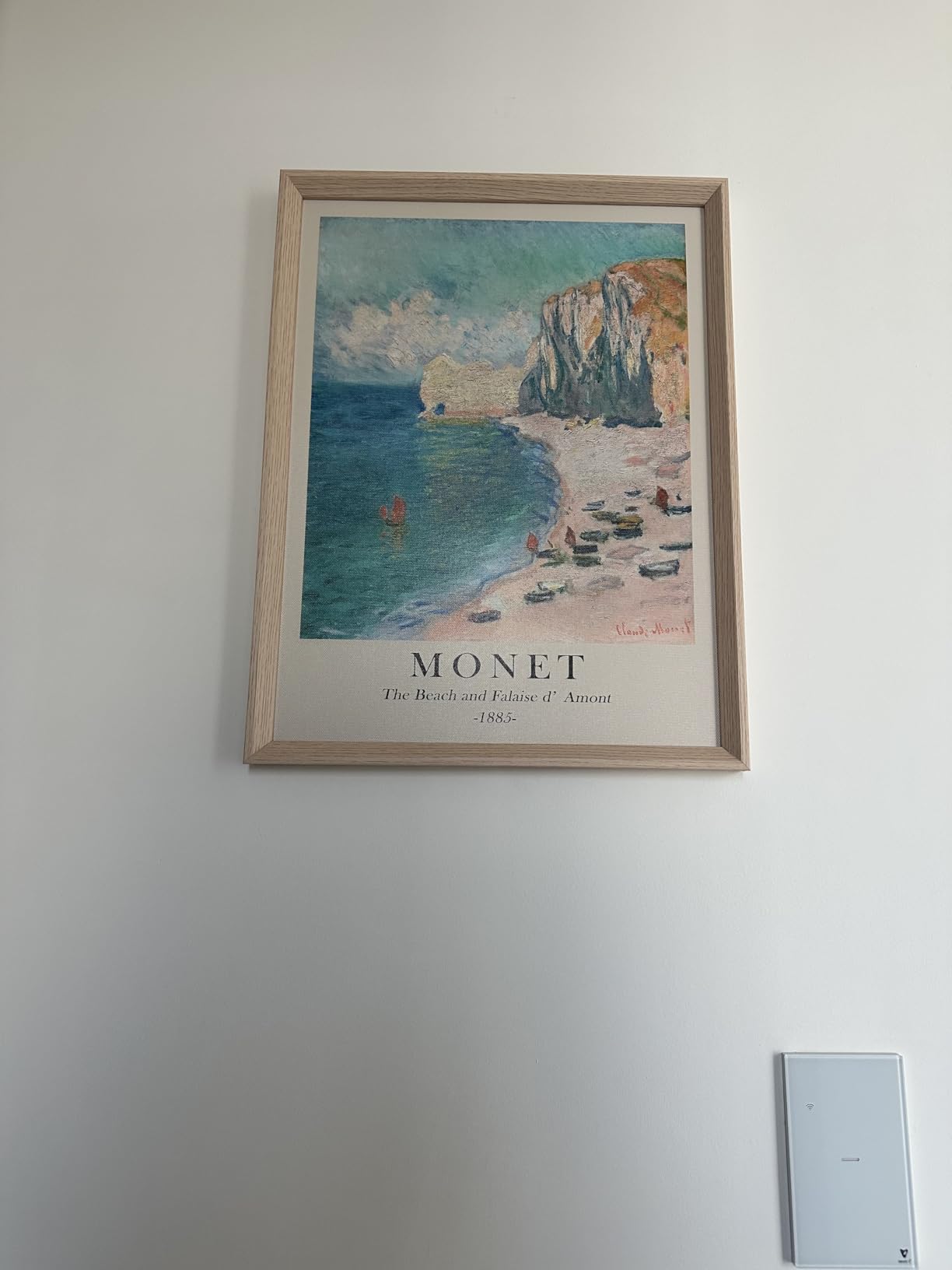 HesenDot Framed Wall Art, Claude Monet Landscape Canvas Prints Set customer photo 2