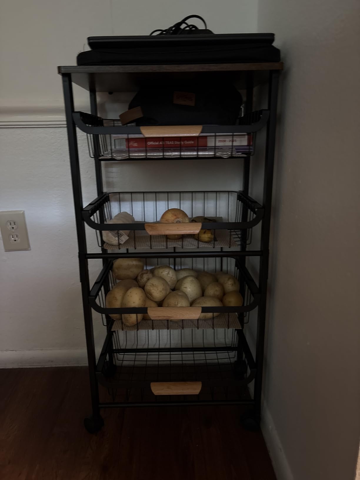 Storico 5-Tier Rolling Utility Cart Kitchen Storage Cart customer photo 2