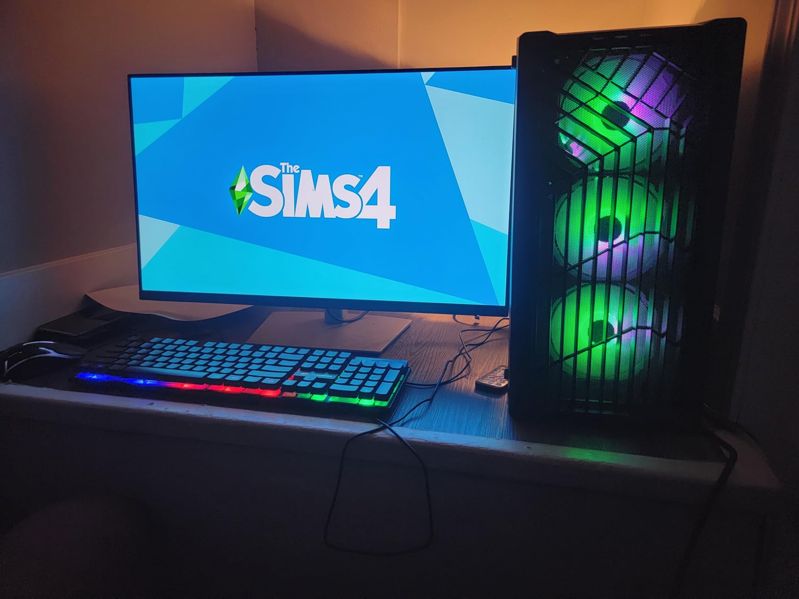 Blackout Computers Gaming PC Intel 12th Gen 16GB DDR5 AMD RX580 8GB 1TB SSD customer photo 2