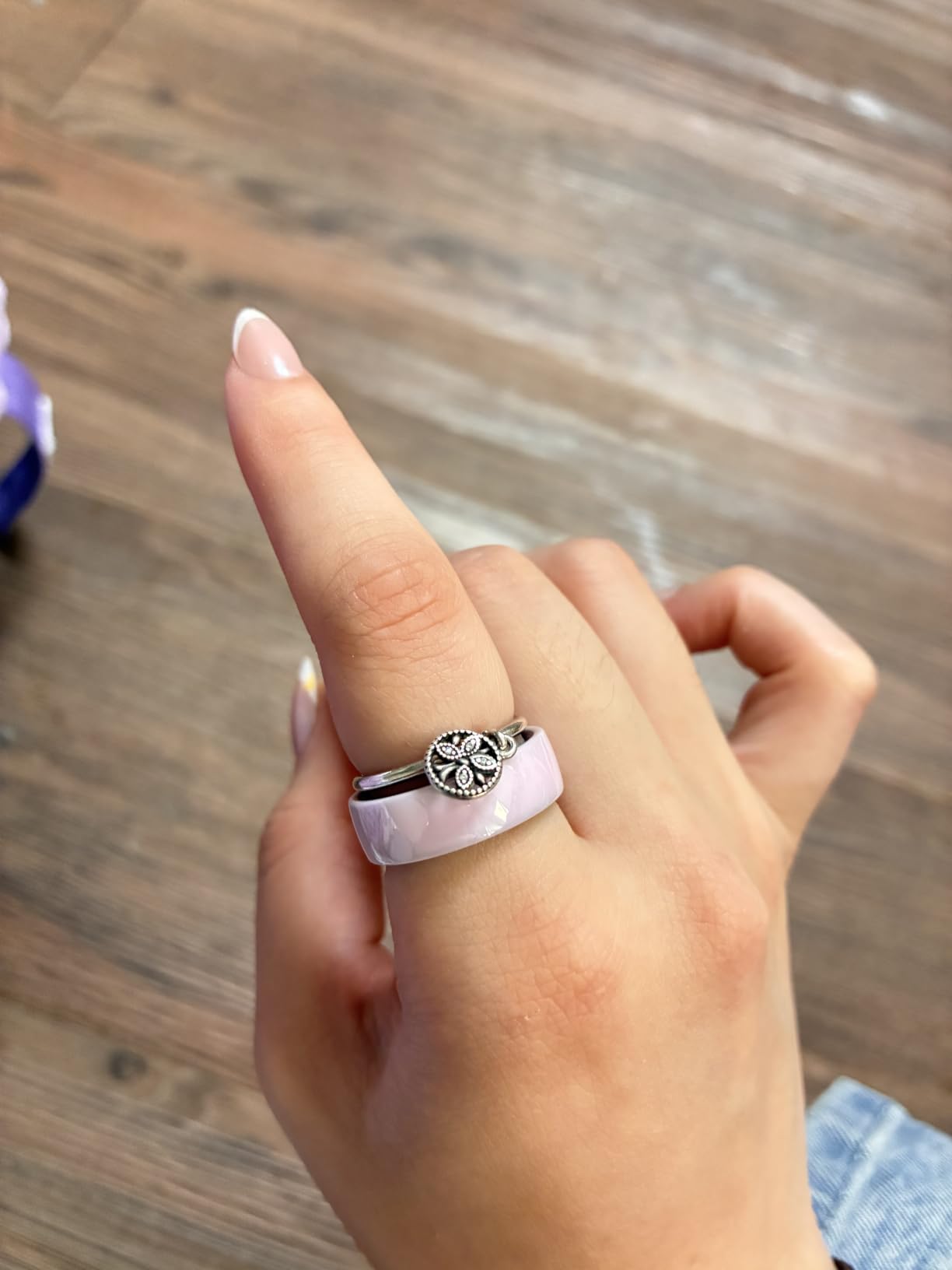 COLMI Smart Ring for Women, AI Health Tracker & 5ATM, R02. (Gold, 9#) customer photo 1