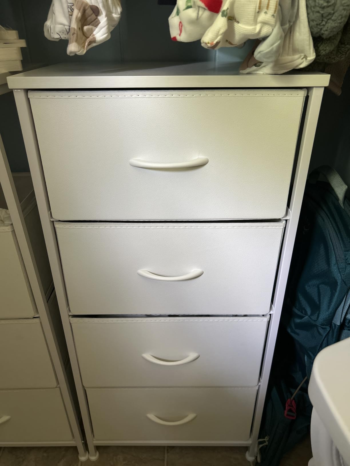 Sweetcrispy Dresser for Bedroom, 4 Drawer Storage Cabinet, Tall Nightstand customer photo 2