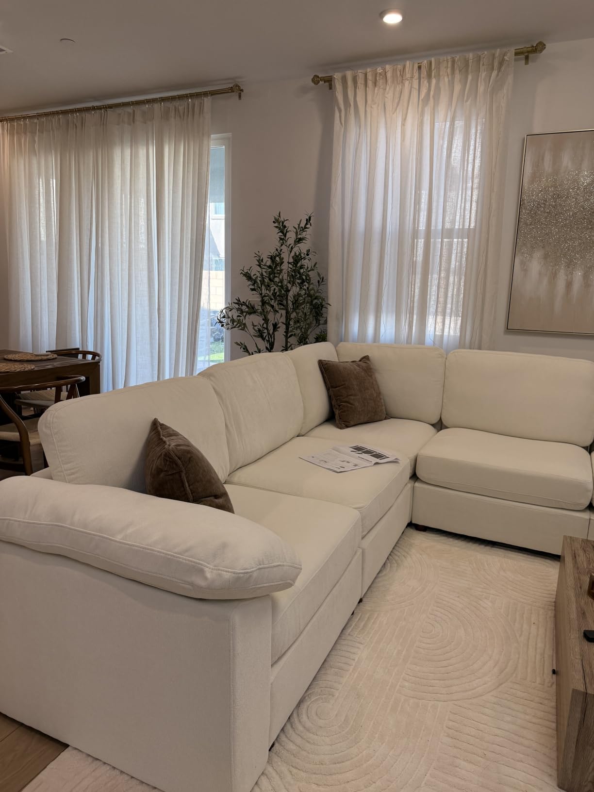EASE MOOSE Oversized Sectional Modular Sofa,Large U Shaped Sectional Couch customer photo 2
