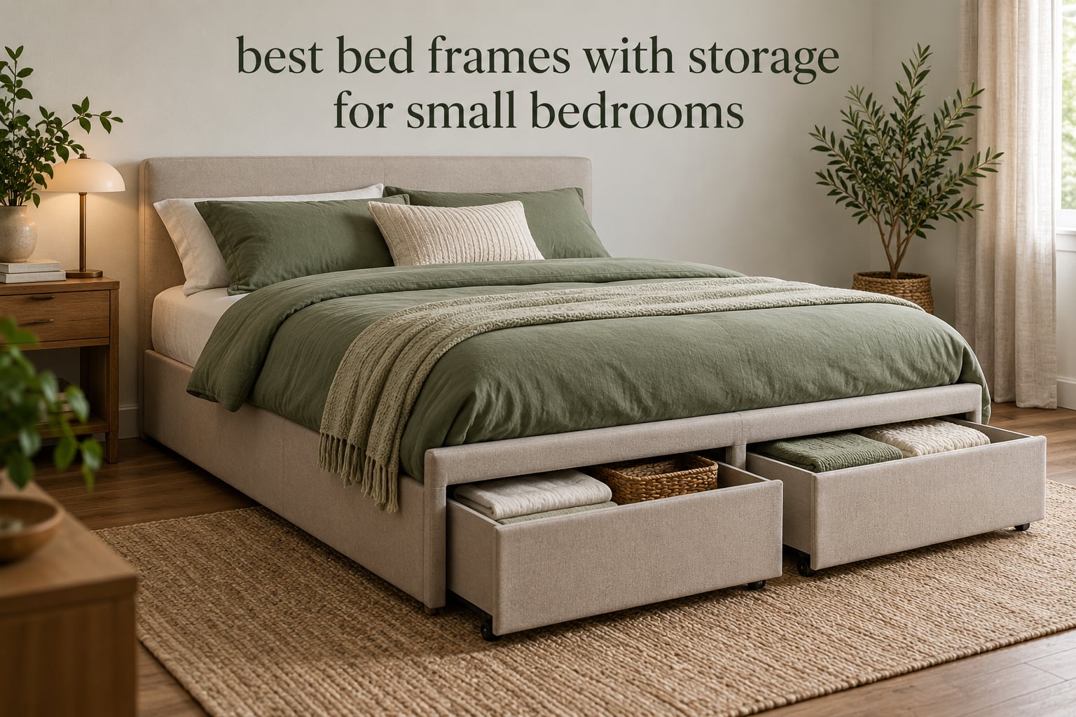 best bed frames with storage for small bedrooms