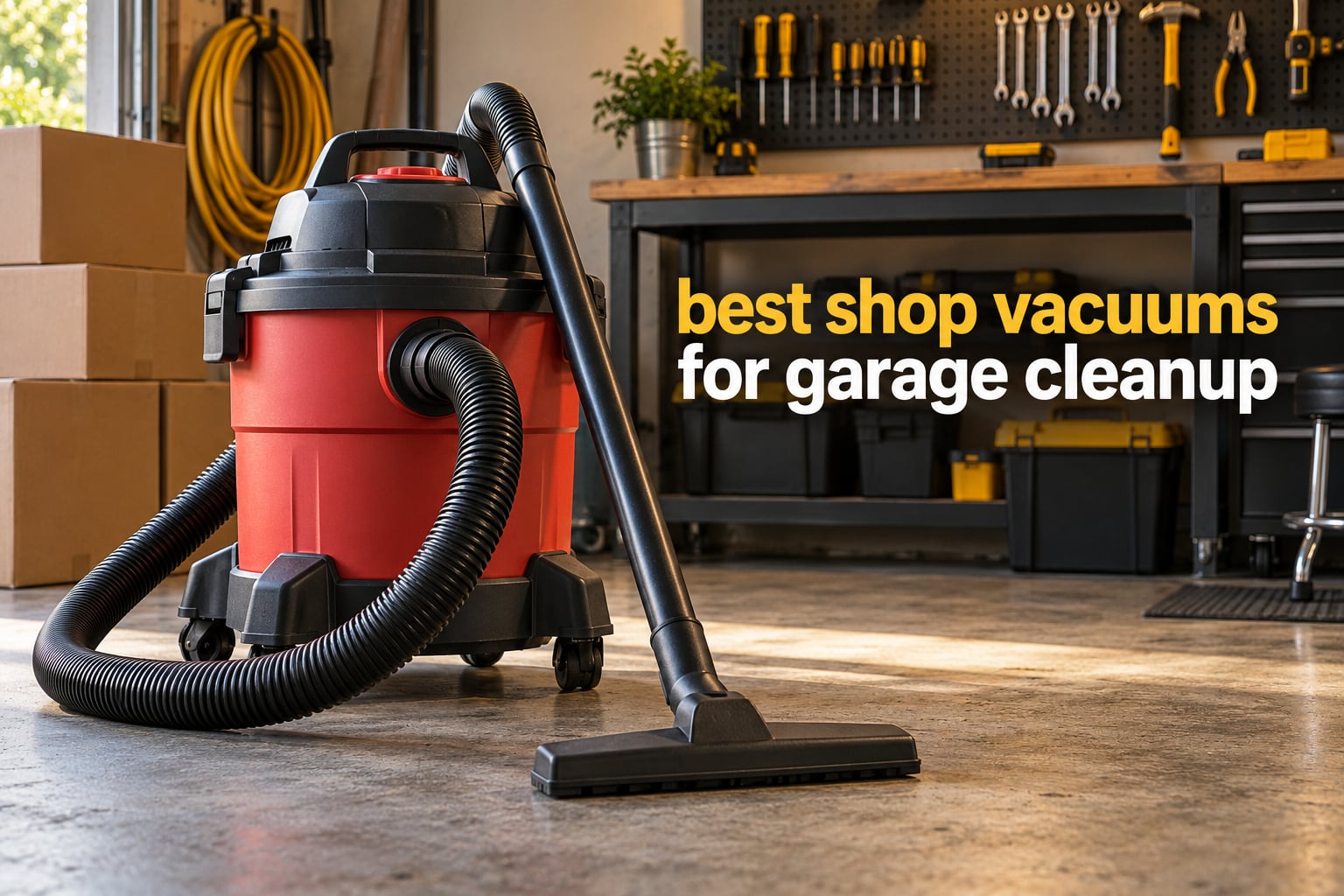 best shop vacuums for garage cleanup