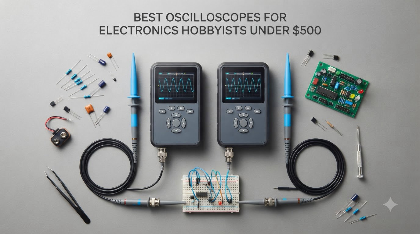 best oscilloscopes for electronics hobbyists under $500