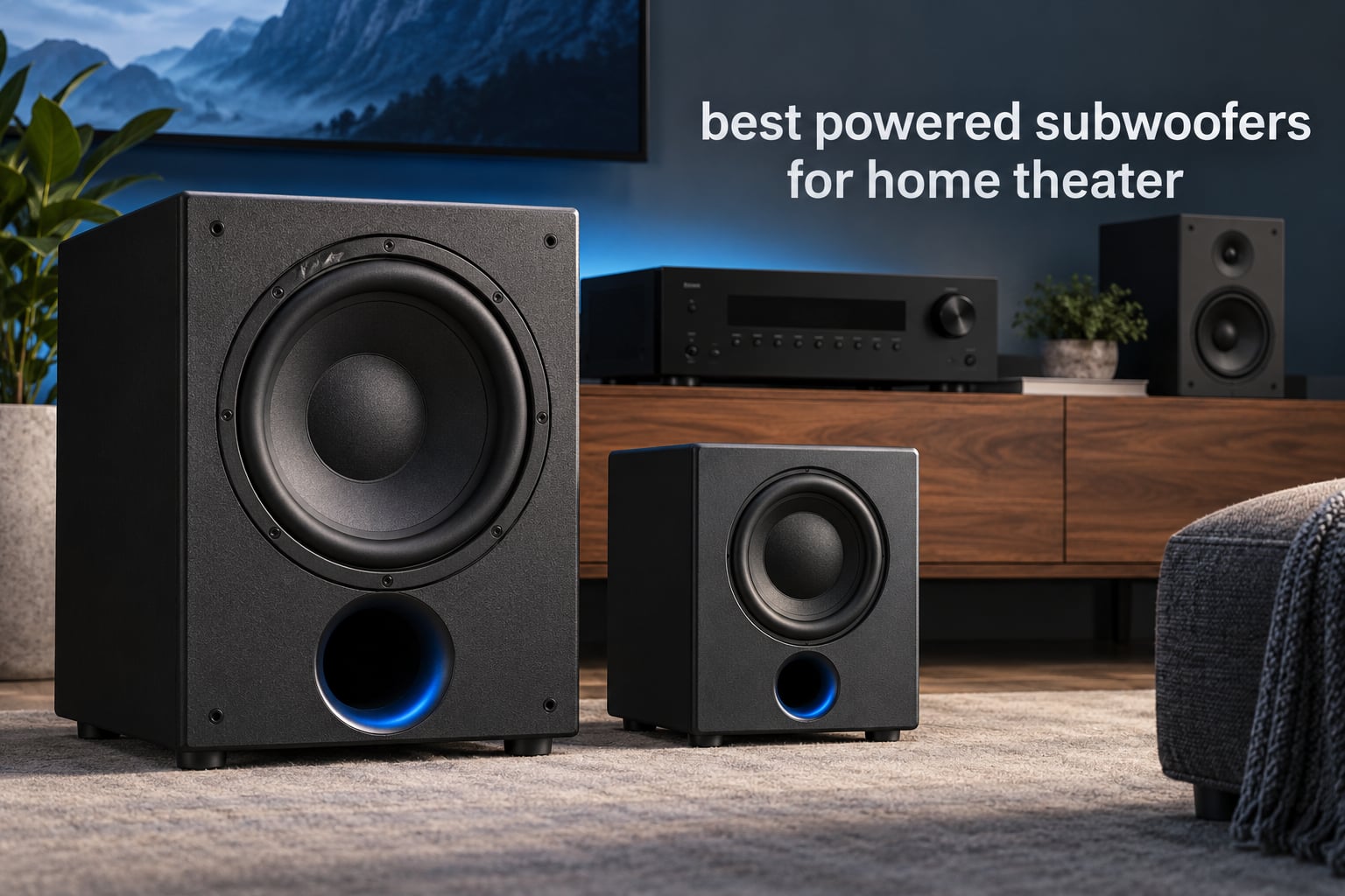 best powered subwoofers for home theater