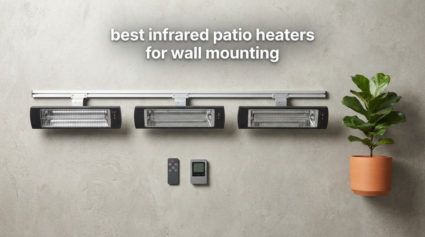 best infrared patio heaters for wall mounting