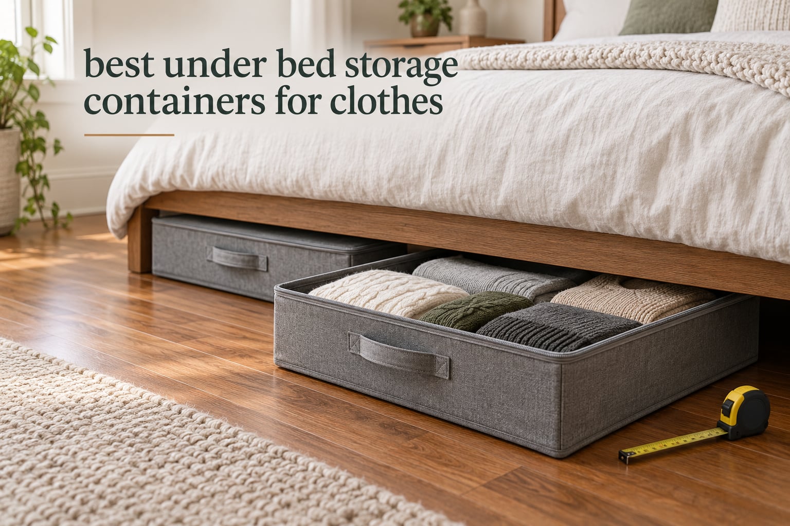 best under bed storage containers for clothes