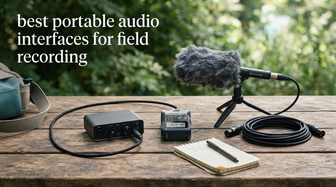 best portable audio interfaces for field recording