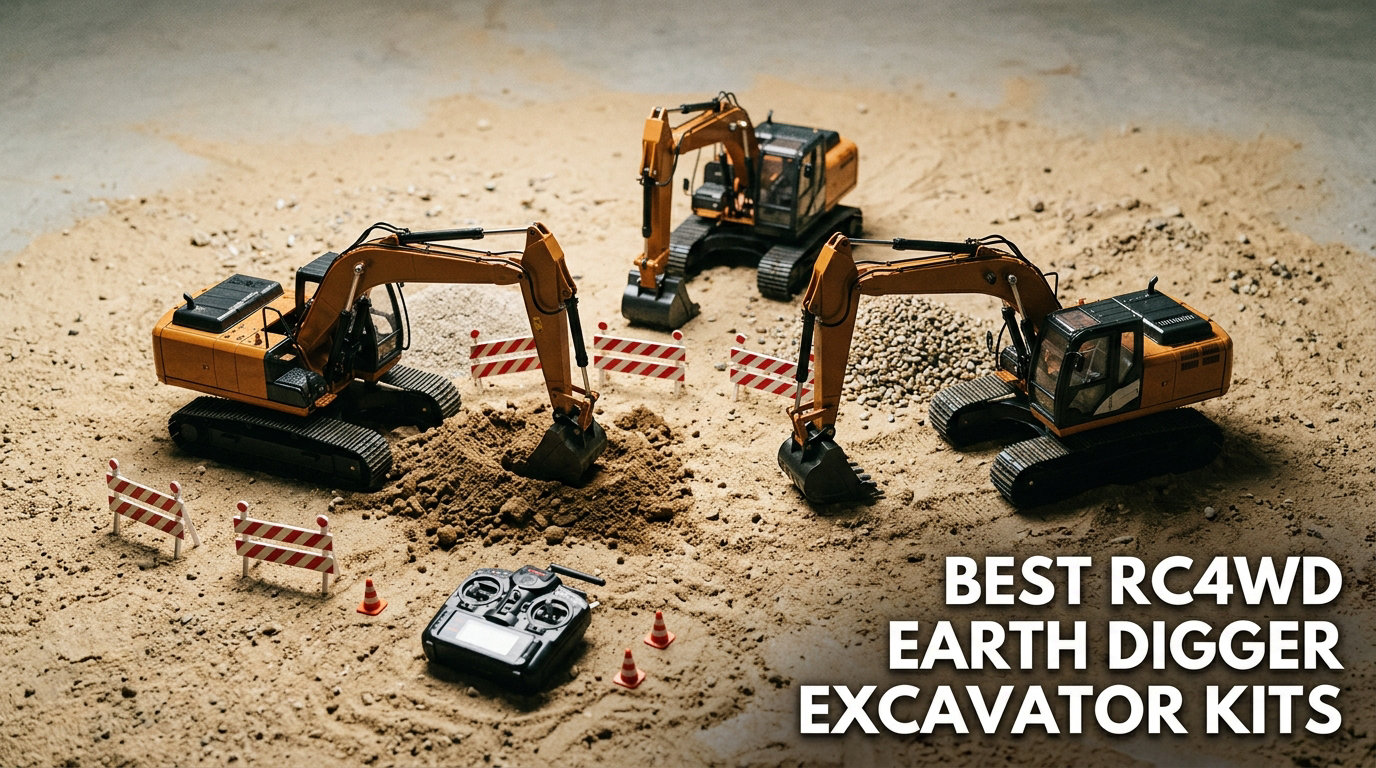 best rc4wd earth digger excavator kits