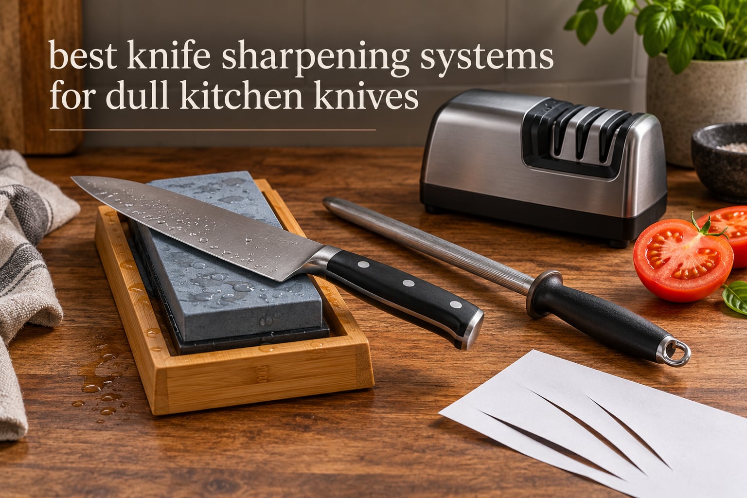best knife sharpening systems for dull kitchen knives