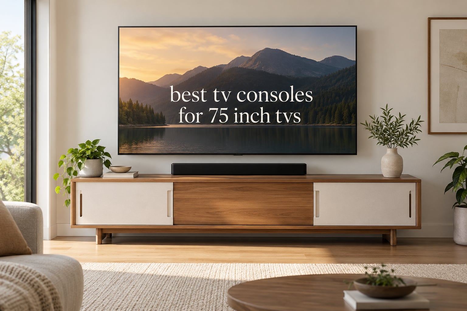 best tv consoles for 75 inch tvs
