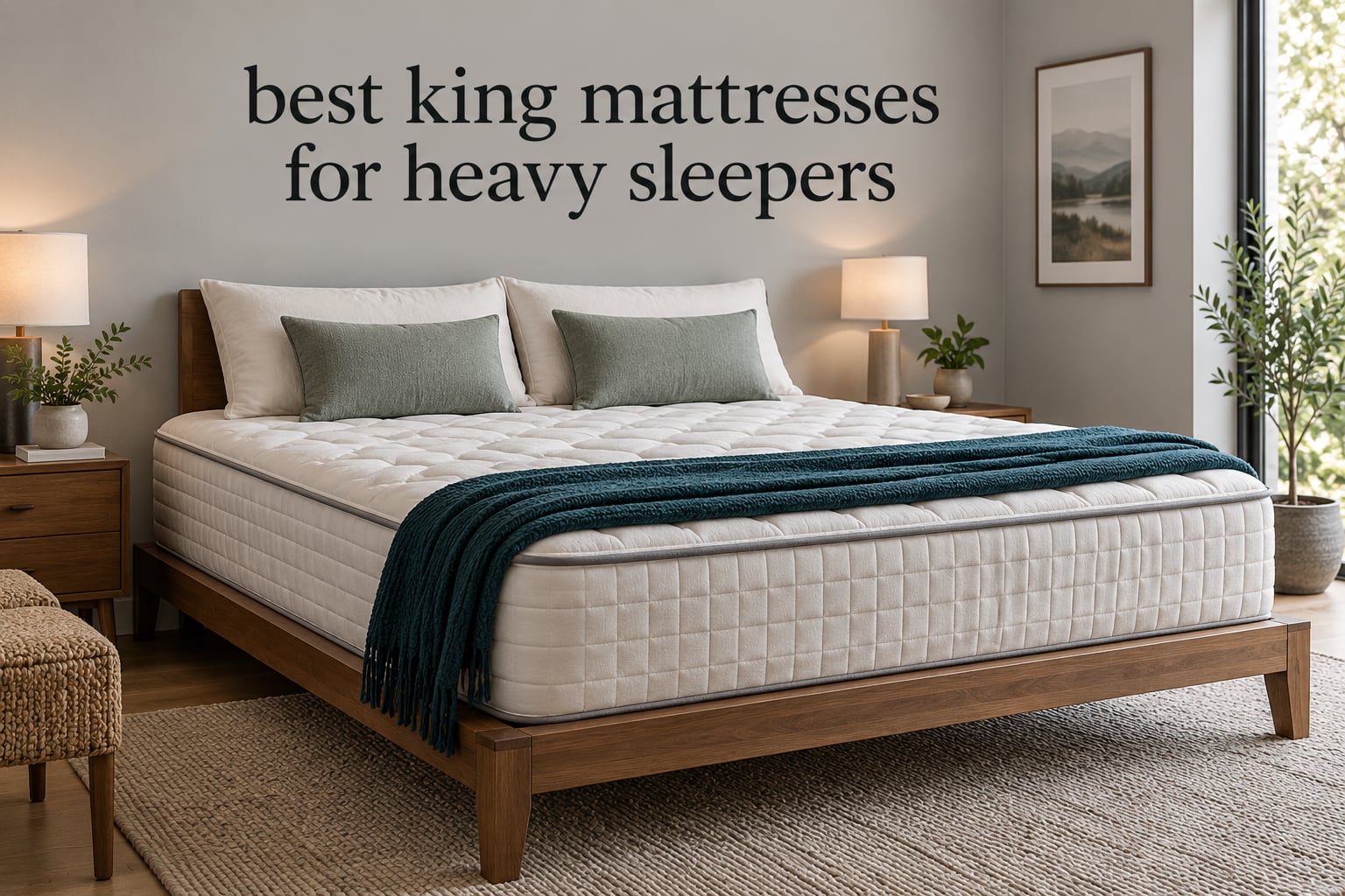 best king mattresses for heavy sleepers