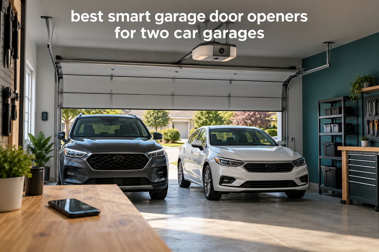 best smart garage door openers for two car garages