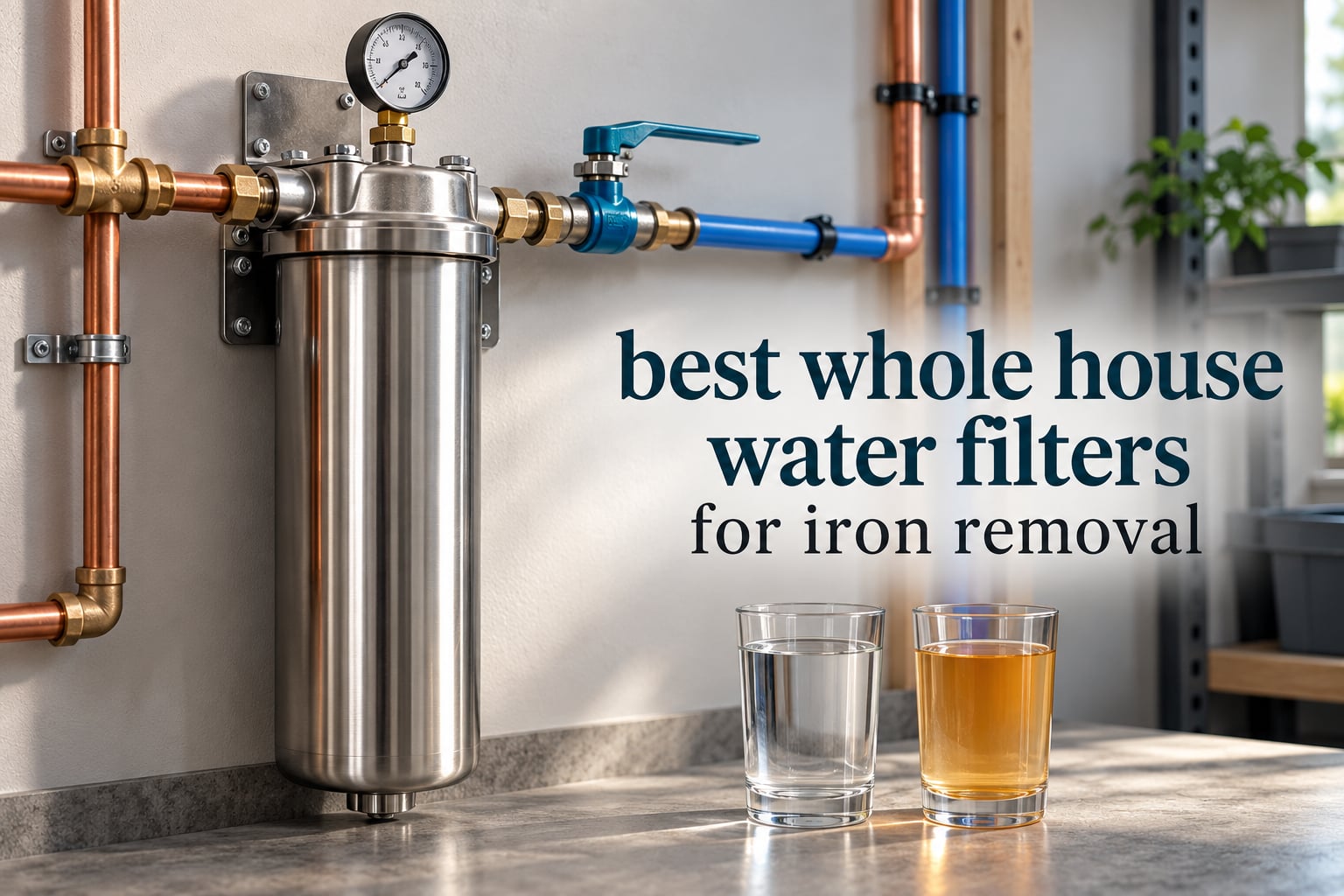 best whole house water filters for iron removal